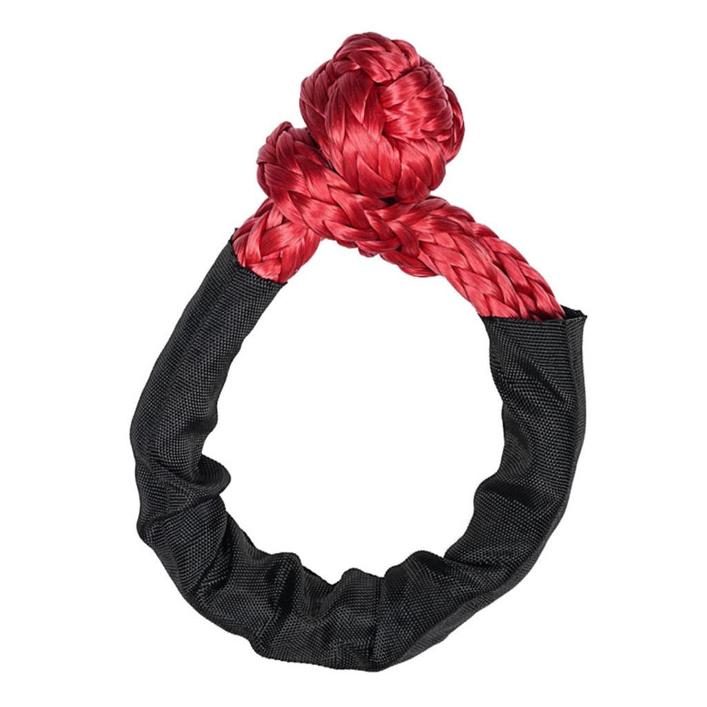Soft Shackle 17 Tons Breaking Strength Heavy Duty Polymeric Polyethylene Road Recovery Rope for Offroad