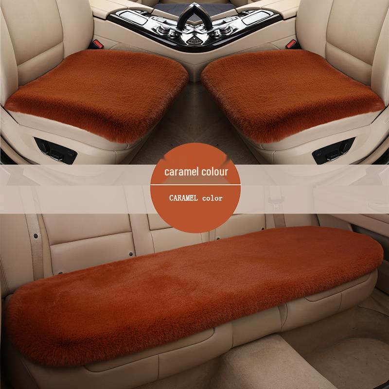 Set Universal de Perne de Pluș din Lână pentru Scaune Auto pentru Dongfeng Nissan Livina - Cald de Iarnă, Trei Piese