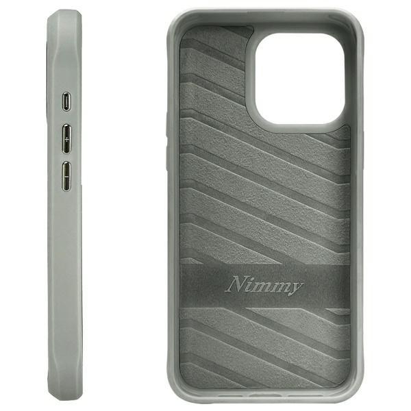 Etui Do iPhone 15 Pro Max Nimmy Glasses Cool Cat Szare