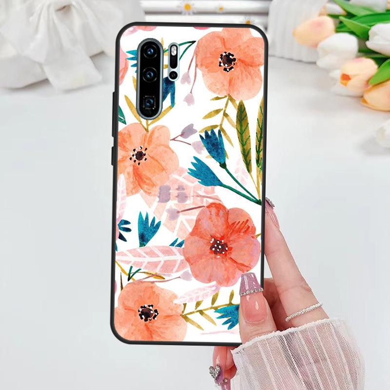 Tropical Flowers Case For Huawei Nova 5T 3i 7i 8i 11i 10 9 SE Y60 Y61 Y70 Y90 P20 P40 Lite P60 P30 Pro Cover
