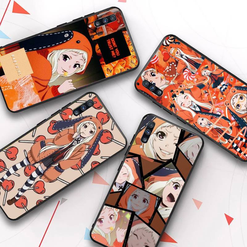 

YNDFCNB Crazy Excitement anime Kakegurui Runa Phone Case for Redmi 8 9 9A for Samsung J5 J6 Note9 for Huawei NOVA3E Mate20lite