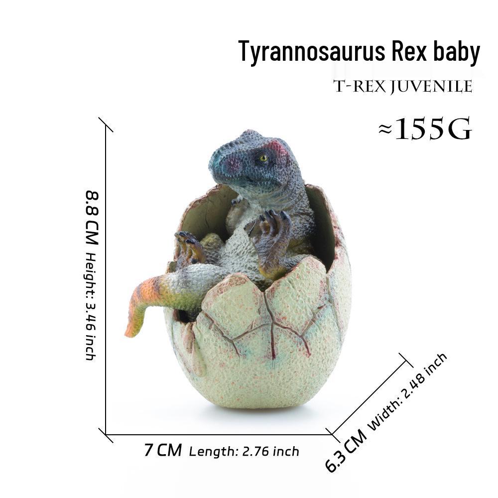 Jurassic Park Dinosaur Egg Simulation: Hatch Young T-Rex & Velociraptor Educational Toy Figure
