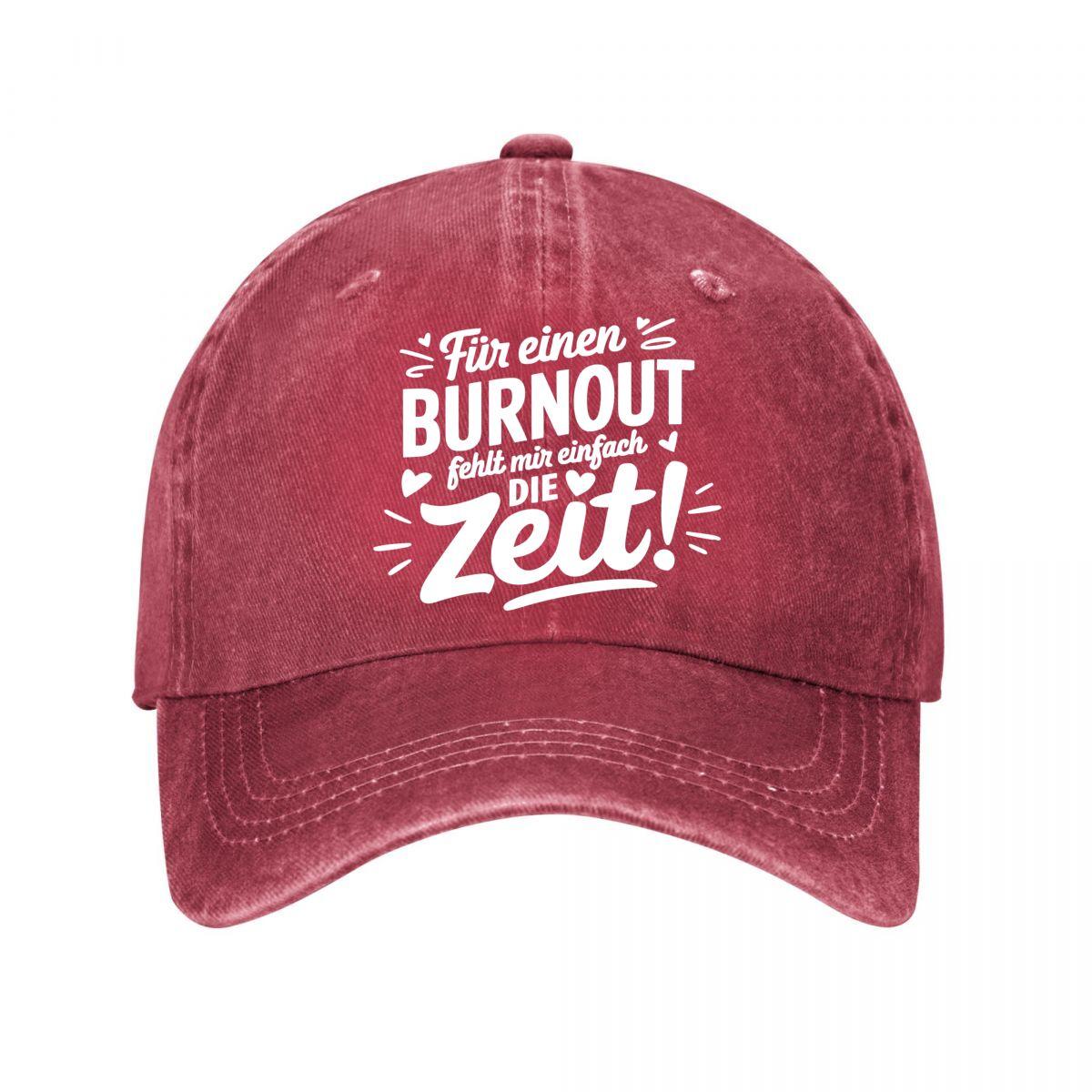 Vintage Burnout Quote Baseball Cap Washed Baseball Cap Adjustable