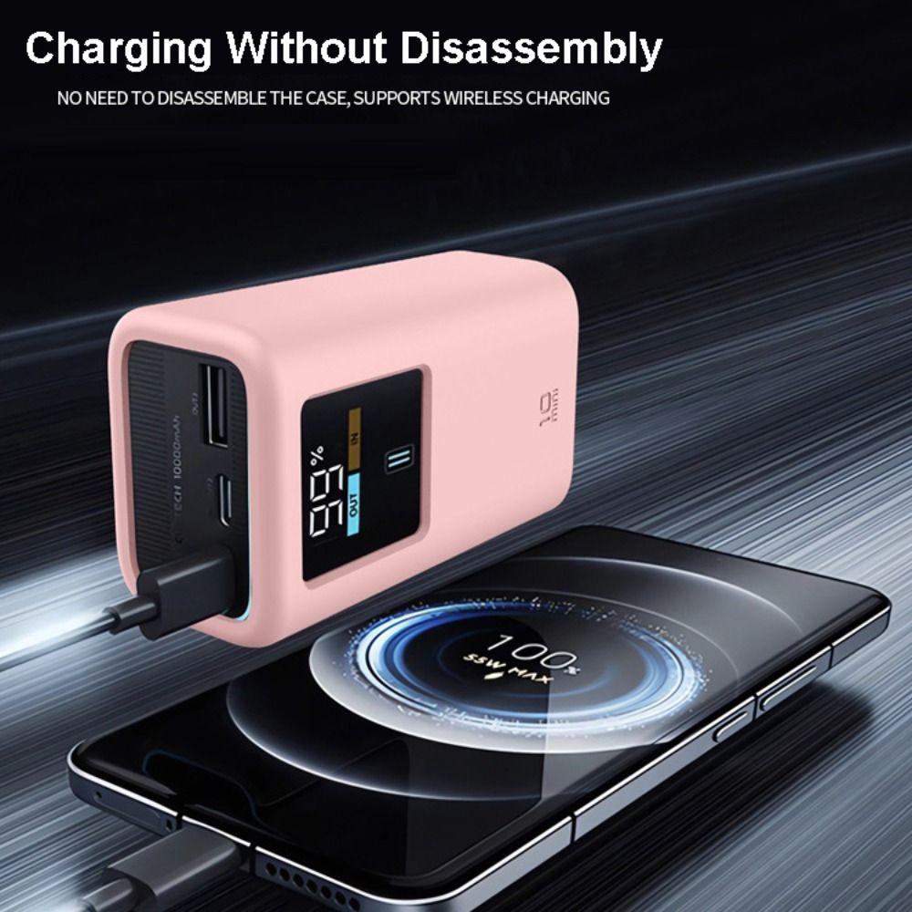 Shockproof Silicone Case Carrying Case for CUKTECH Model 10 Mini 10000mAh 55W Power Bank Travel
