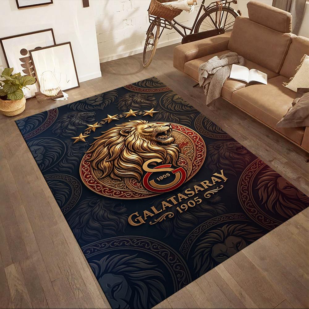 Galatasaray 41 Carpet Design for Balcony Outdoor Dormitory Study room Antislip Carpet Anime Office Decor