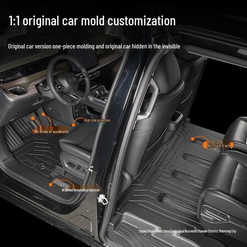 Lynk & Co 900 TPE Floor Mats 2025: Full Coverage Decorative Interior Car Accessories