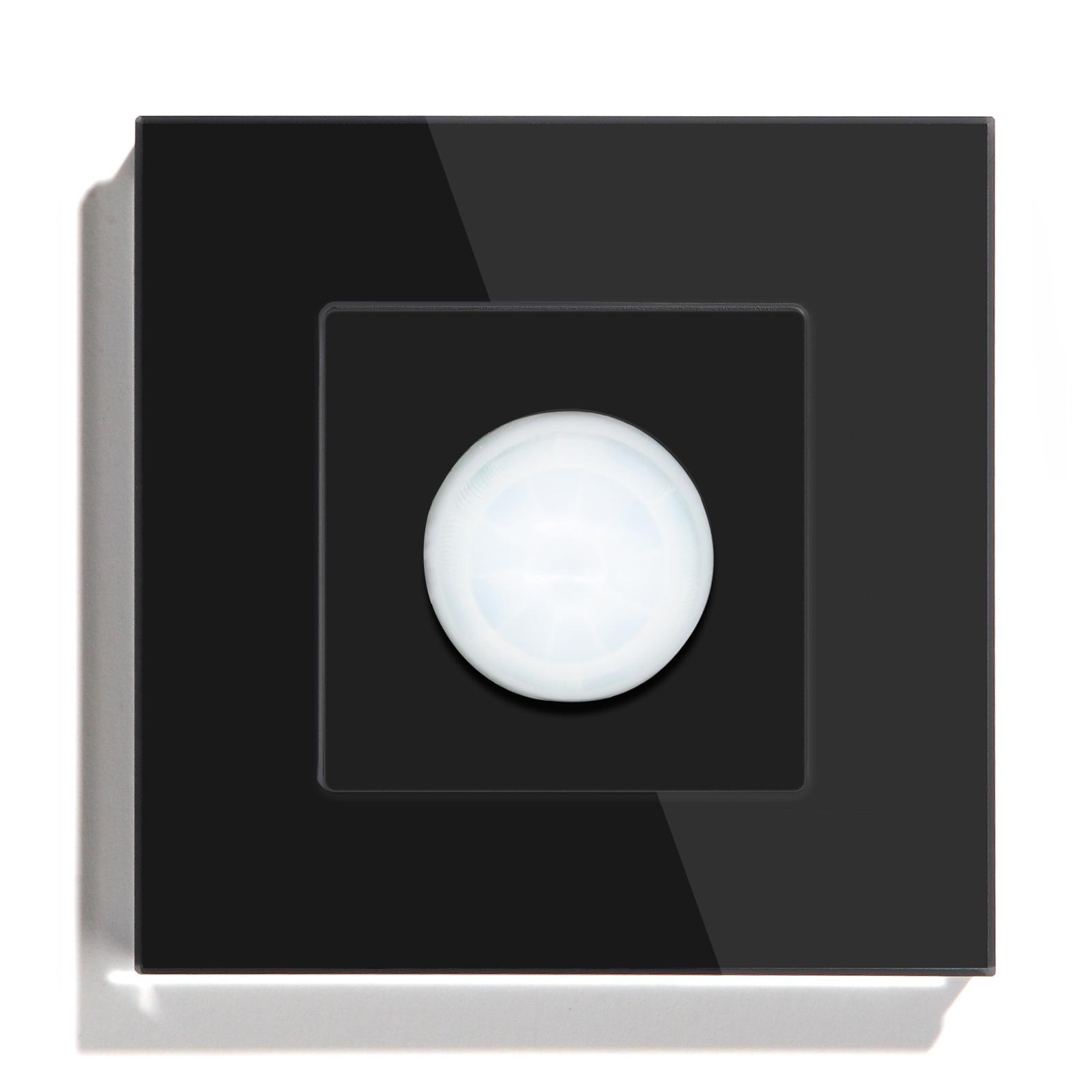 

BSEED PIR Infrared Motion Body Sensor Switch Motion Sensor Glass Mechanical Wall Mounted Switches EU Standard LED Light Switches EU standard чорний