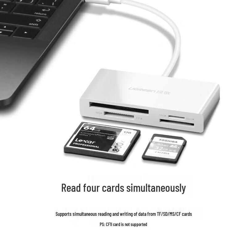 UGREEN USB-C 4-in-1 Multi-Card Reader