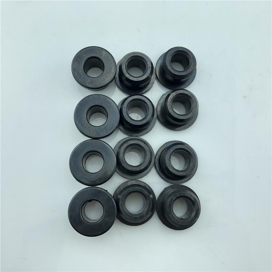 12Pcs Bushing + 6X Sleeves Front Lower Spring Front Upper A-Arm Susp Bushing Kit
