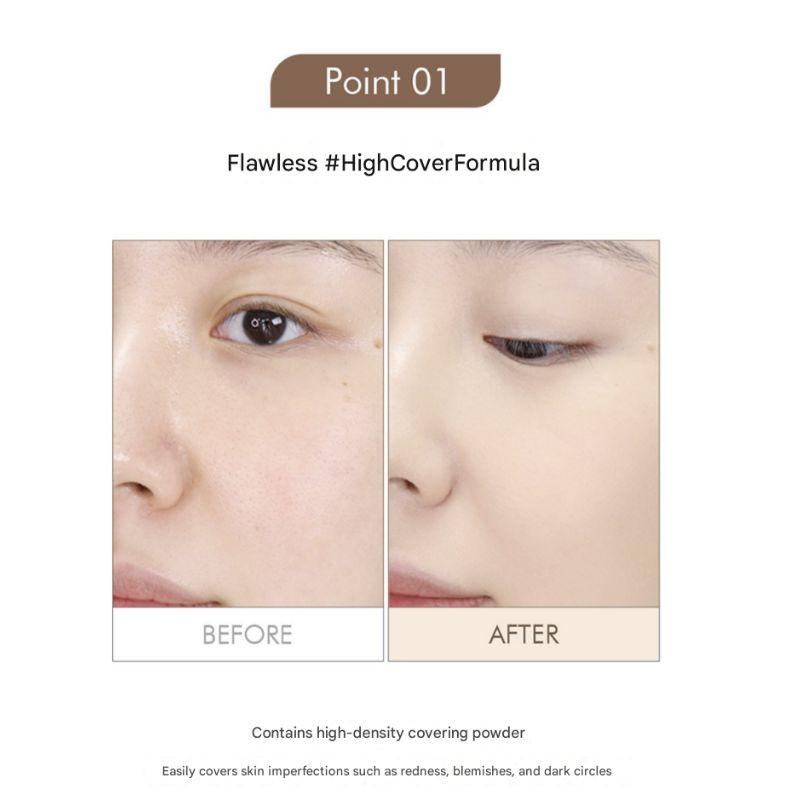 LUNA Long Lasting Tip Liquid Concealer – High Coverage Seamless Concealer (7.5 g 5 Shades)