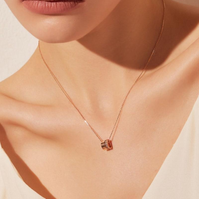 

DIDIER DUBOT Dual DIDI 14K Gold Necklace JDRNR3S574S ONE