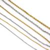 5-2Meter Stainless Steel Cable Chain Bulk Gold 1/1.5/2/3mm Link Chains Necklace Pendant Bracelet DIY Jewelry Making Accessories
