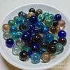 14mm/16mm Bunte Glasmurmeln: Nostalgisches Spielzeug, DIY-Dekor, Damesteine, Aquarium-Akzente