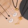 Chinese Style Ping An Lock Pendant For Women Vintage New Chinese Retro National Necklace Women'S Jewelry Valentine'S Day Gift