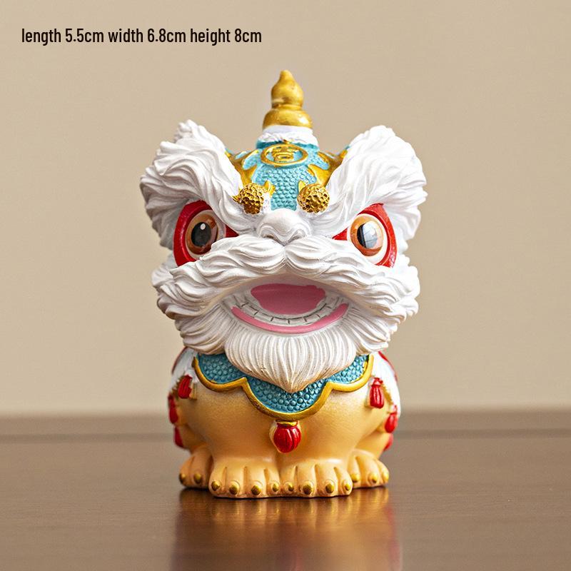 Foshan Lion Dance Ornament: High-End Desktop Handmade Decoration & Birthday Gift