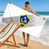 LA Galaxy Aufdruck Strandtuch, Großes Weiches Schnelltrocknendes Handtuch für Strand Camping Schwimmen