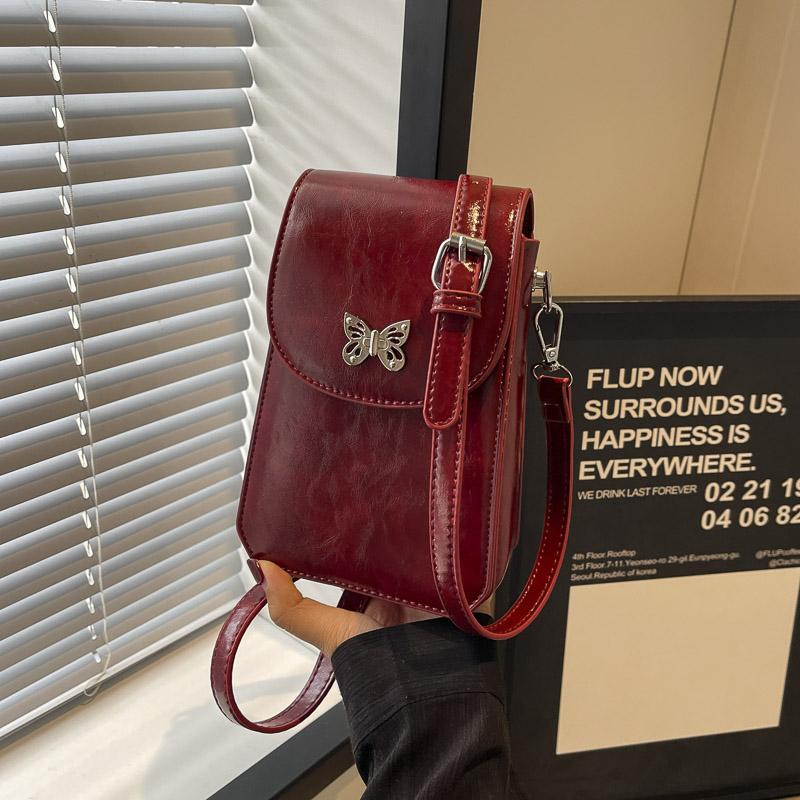 

Модные мини-сумки для телефонов с клапаном для женщин, классическая однотонная сумка через плечо из искусственной кожи, новая женская сумочка-помада