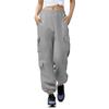 Women's Workout Pants Casual Loose Wide-Leg Pants Cotton Jogging Pants Fashion Trends