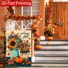 Thanksgiving Pumpkin Sunflower Welcome Garden Flag_3 (1)- Outdoor Garden Flag Double-sided Home Decoration Courtyard Decoration Outdoor Decoration Law