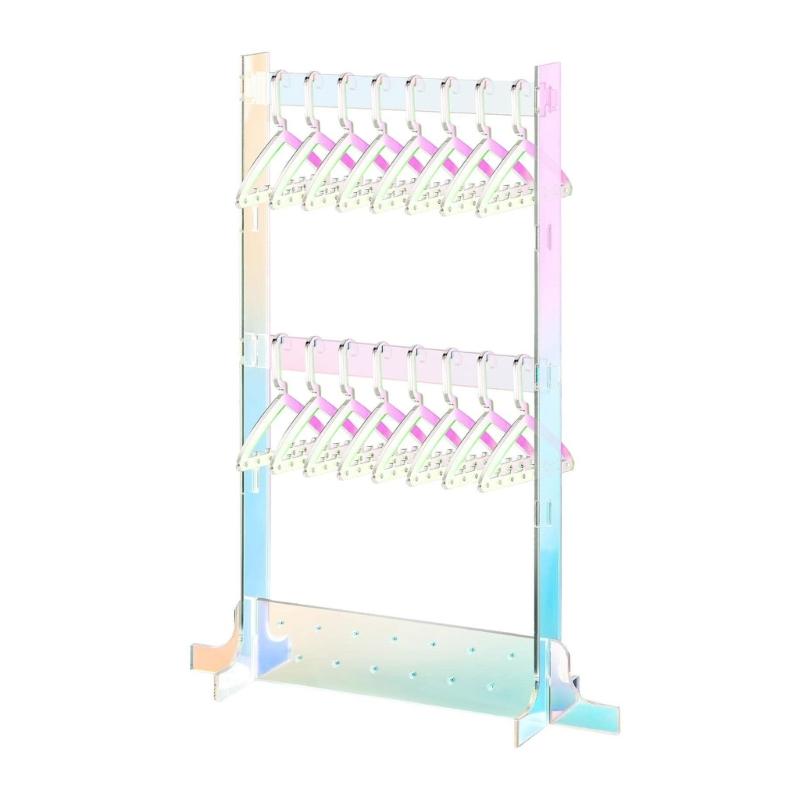 Dangle Earring Hanging Organizer Acrylic Ear Studs Display Rack for Retail Show Personal Exhibition Earring Holder Stand