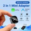 Wireless CarPlay Android Auto Adapter Smart Mini Box Plug and Play WiFi Fast Connect