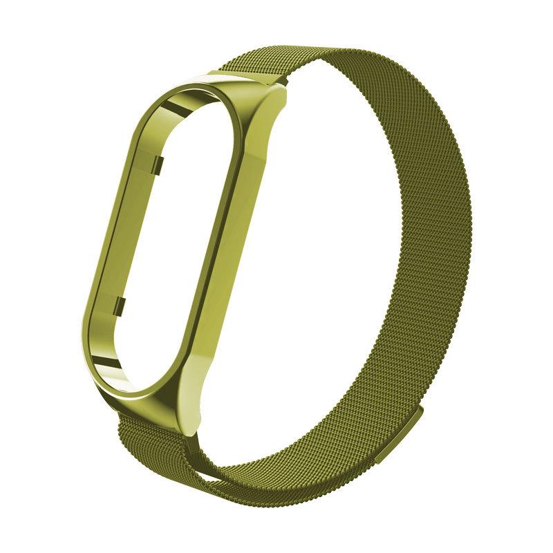 Xiaomi Band 7 Milanese Magnetic Stainless Steel Strap - Adjustable Replacement Wristband