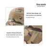 Camouflage Tactical Sunshade Hat: Python Pattern, All-Season Climbing & Training Cap with Velcro.