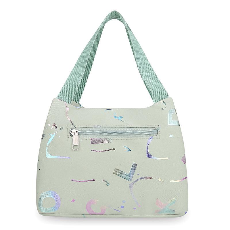 

Трендовые принтованные женские сумки для работы, поездок, с большой вместимостью для хранения, сумки для ланча, портативные маленькие сумки для мамы.