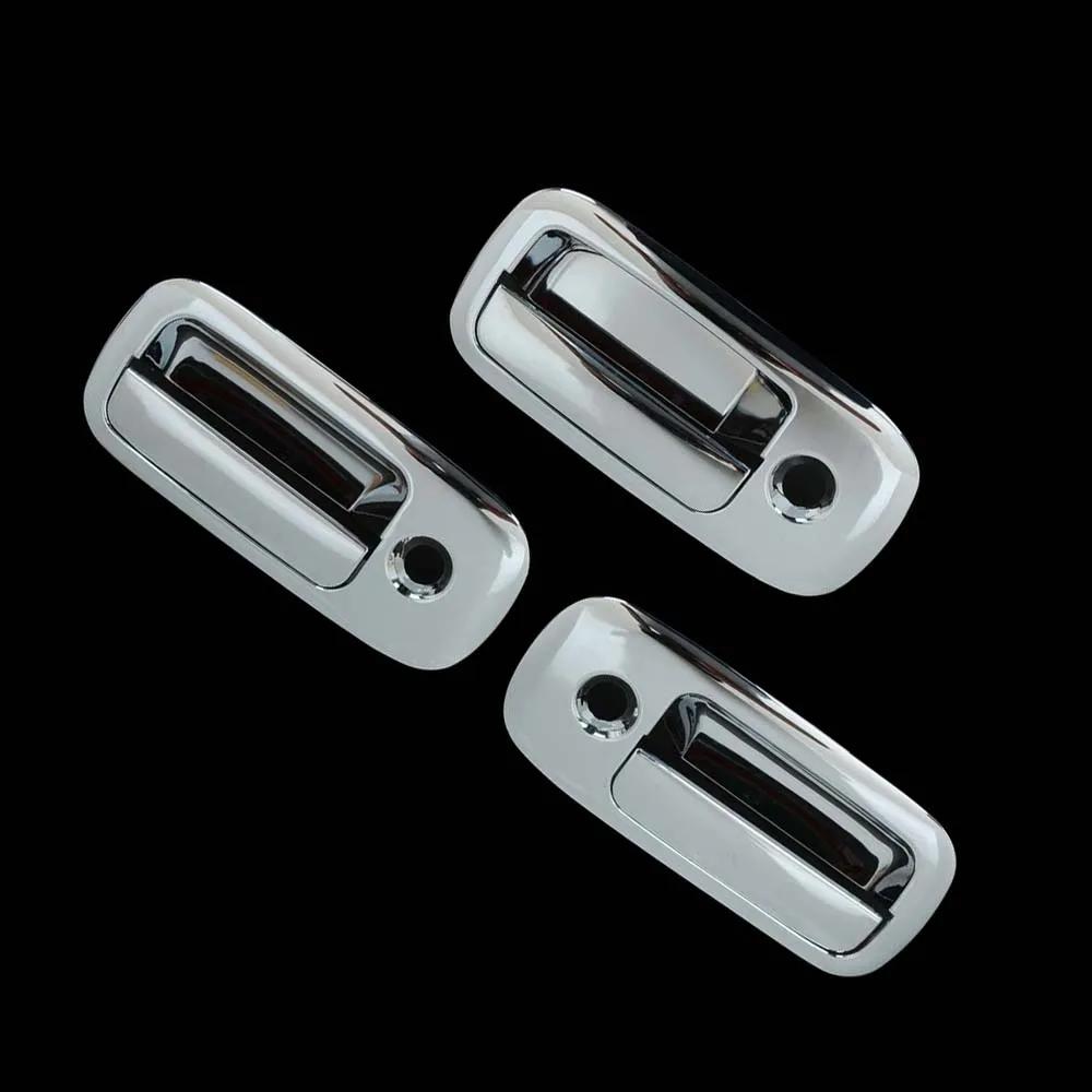 

2003-2015 для Chevy Express/03-15 GMC Savana 3-дверный Накладка на дверную ручку с отверстием для ключа