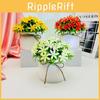 Orchid Flower Artificial Potted Plant Indoor Garden And Living Decoration Space