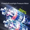Tire Inflator Portable Air Compressor, 150PSI Car Tire Pump with Tire Pressure Gauge, One-Button Intelligent Cordless Tire Pump Suitable for Cars
