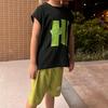 Children's Short-sleeved Suit Summer Vest and  Shorts Two-piece Boys' Sports Suit