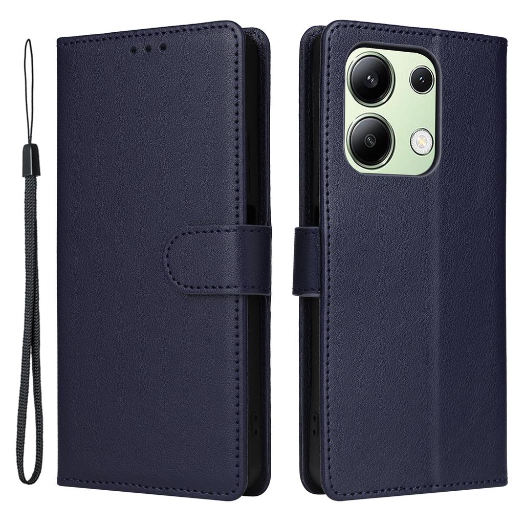 For Xiaomi Redmi Note 13 4G Wallet Case PU Leather Flip Phone Cover with Stand