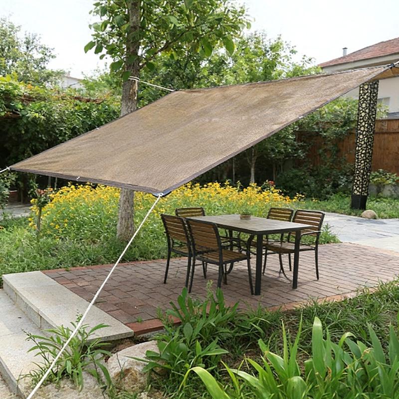Outdoor Sunshade Net Structures and Shade Awning for Yard Balcony Outdoor Hanging Sun Shade Nets Agricultural Shading Net