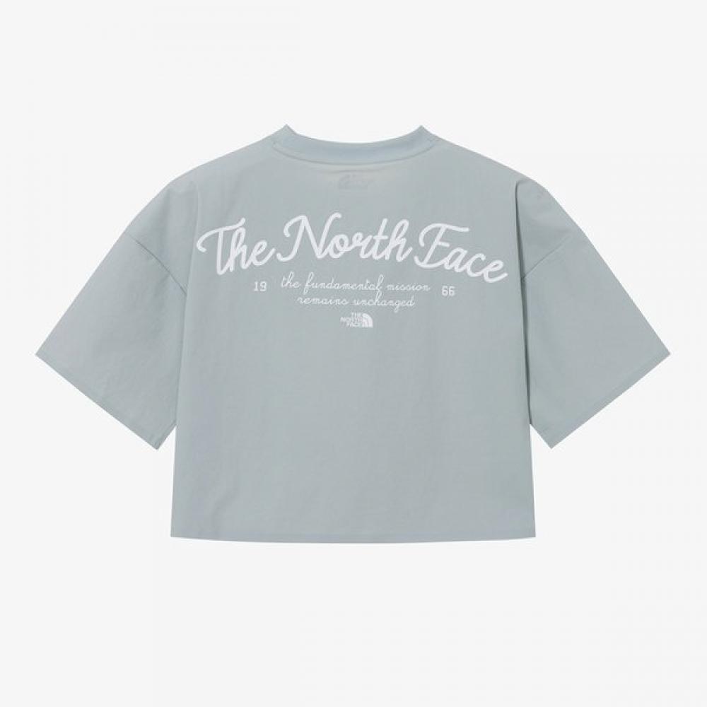 

The North Face Women S Ice Run Short Sleeve Tee Cool Gray Nt7ur36l COOL GRAY/085