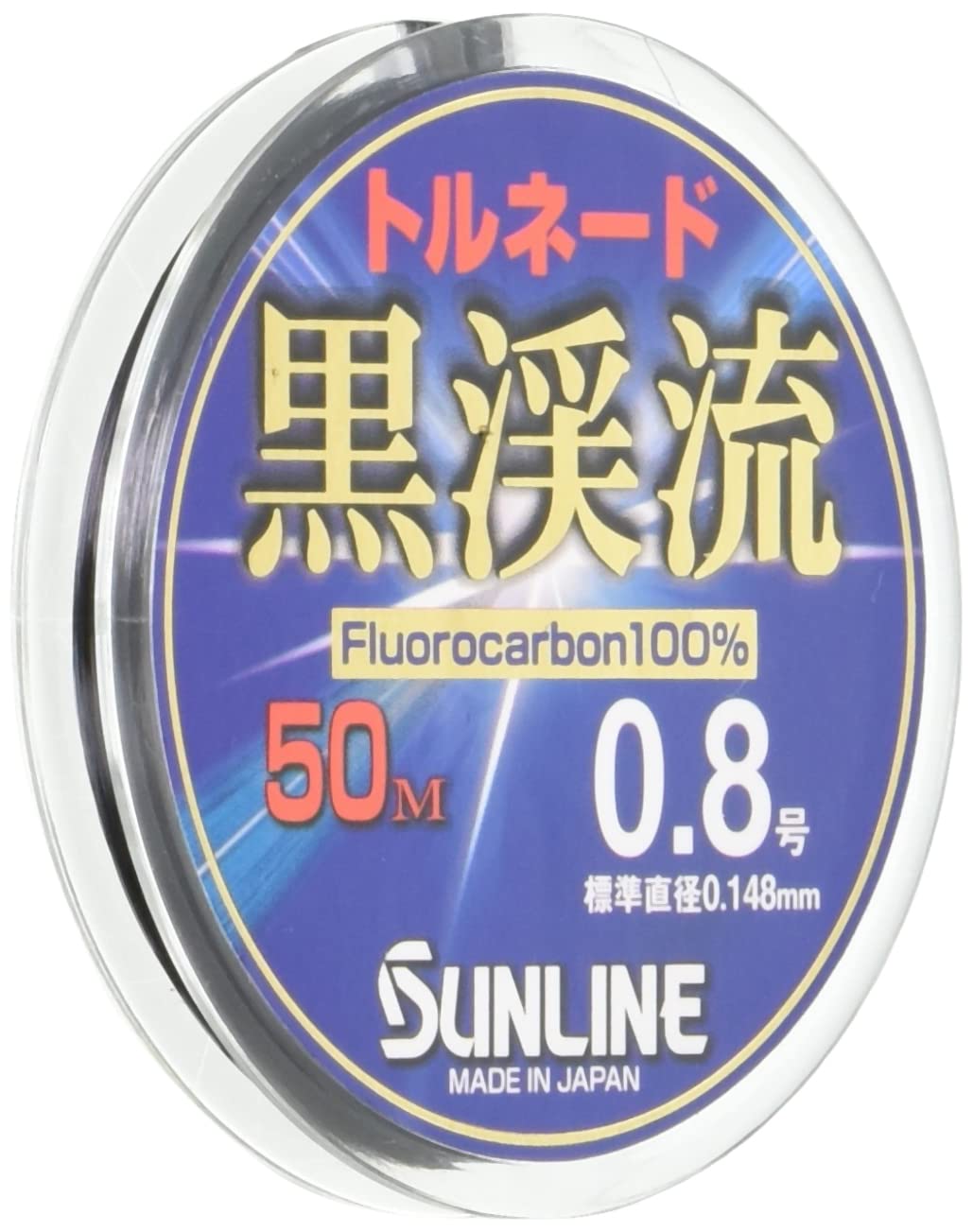 

SUNLINE Fluorocarbon Line Tornado Kurokeiryu 2 50m Black No. 0.8