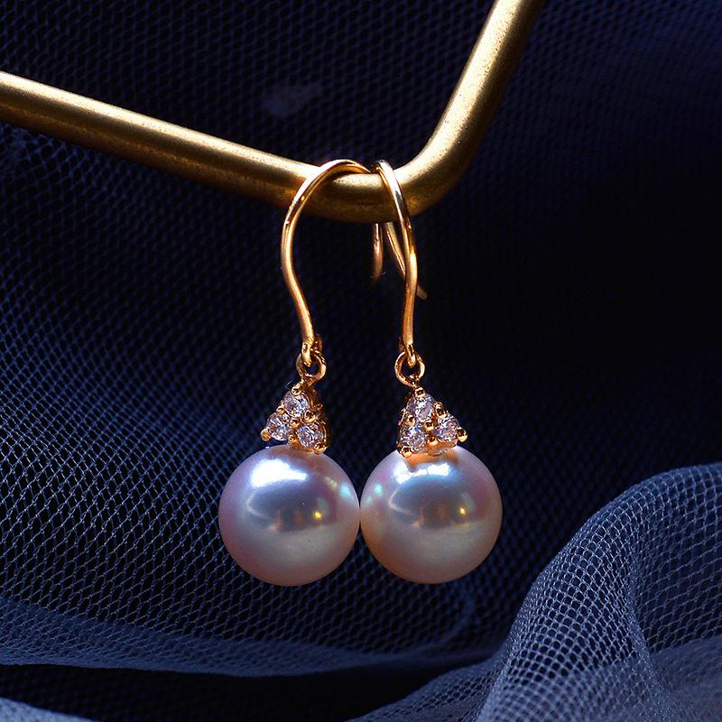 JMXD-Women's Fashion Accessories: Fine Synthetic Pearl Earrings, Earrings, Earrings, Ear Hooks, Gold Plated Stud Earrings