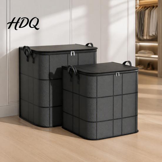 Travel Packing Organizers Moving Storage Bags with Reinforced Handles, Foldable Non-woven Fabric Organizer, Home Supplies Large Capacity Totes