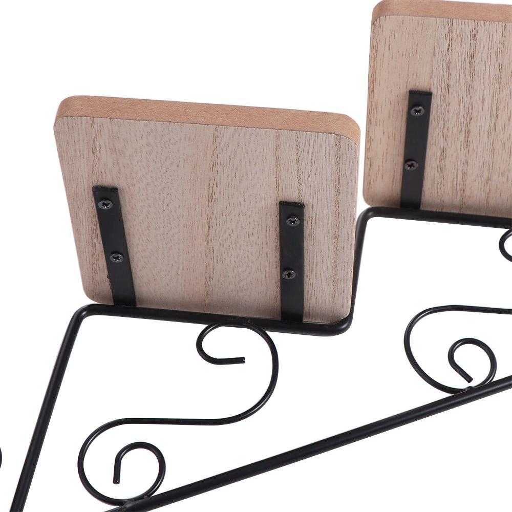 Iron Art Wall Display Shelf American Style Wall Hanging Flower Pot  Living Room