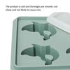 Silicone Ice Tray with Lid Dolphin-Shaped Ice Mold 6-Cavity BPA-Free Easy Release Ice Cube Maker for Cocktails