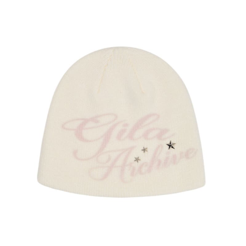 

ШАПКА БИНИ С ЛОГОТИПОМ GILA ARCHIVE LETTERING_WH FREE