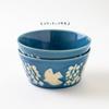 Minoru Pottery PLANTAREE-LINTU- 130 Pack Bowl Blue