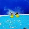 50Pcs Resins Duck Minaiture Statue With Witch Hat Halloween Gift For Moss Terrariums Display Garden Landscape Ornaments