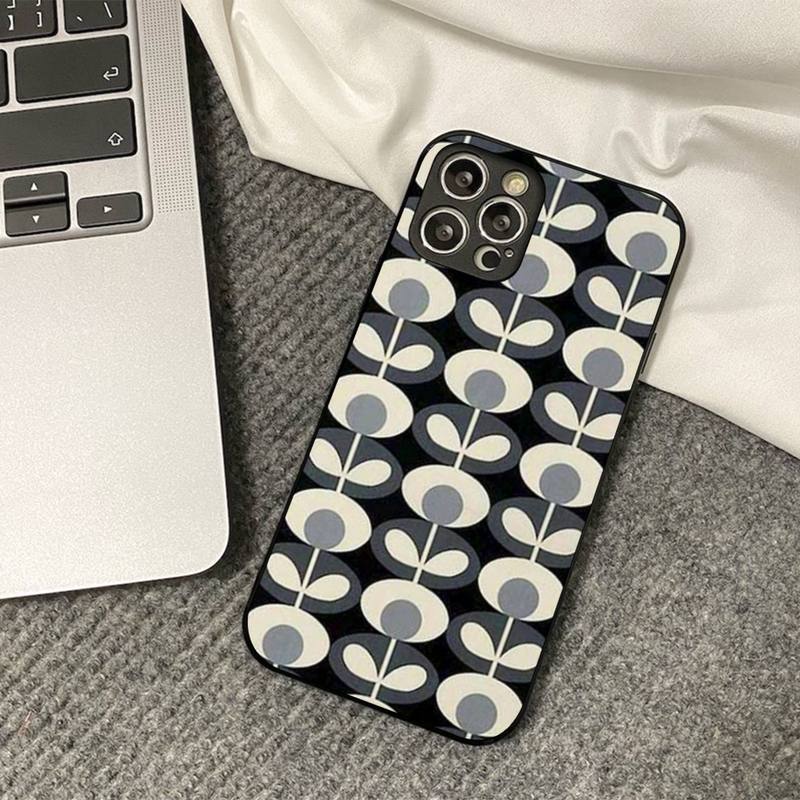 Multi Stem Orla Kiely Folio Phone Case for iPhone 11 12 13 mini pro XS MAX 8 7 6 6S Plus X 5S SE 2020 XR cover