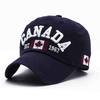 Men Women CANADA Letter Embroidery Baseball Cap Maple Leaf Flag Printed Hat Casual Adjustable Snapback Hip Hop Golf Sport Caps