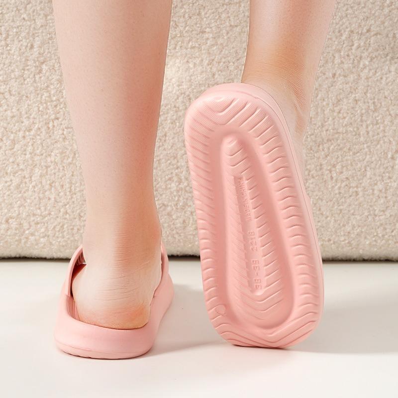 EVA slippers women's summer wear household bathroom cheap stall indoor couple plain sandals
