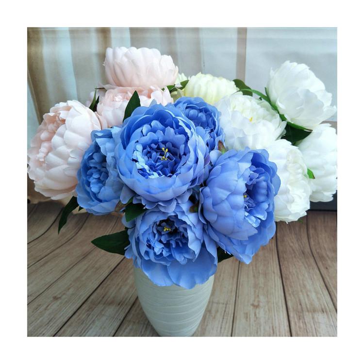 Luxury Faux Peony Flower Arrangement With Diy Home Decor And Event Use