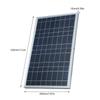 15W 12V Solar Panel Battery Charger Controller Portable High Conversion Solar Panels for RV Car Boat Home Outdoor Camping
