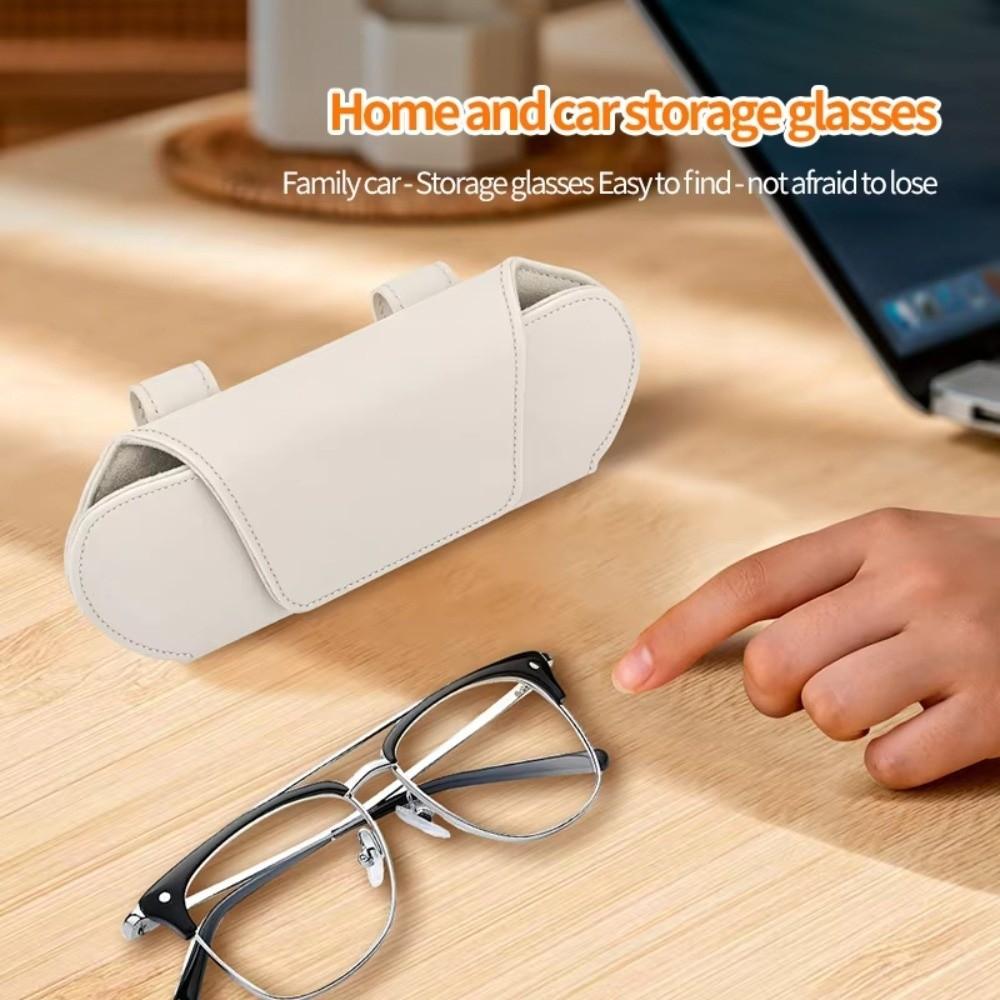 High-end Magnetic Suction Car Glasses Case Premium Auto Sunglasses Organizer  Vehicle