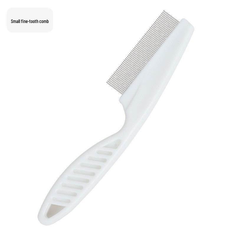 Wooden Handle Cat Grooming Brush: Detangling & Deshedding Needle Comb for Long-Haired Cats Bagged